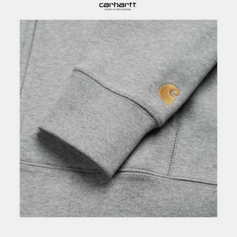 Carhartt Wip Hooded Chase Jacket Grå | SE0000040