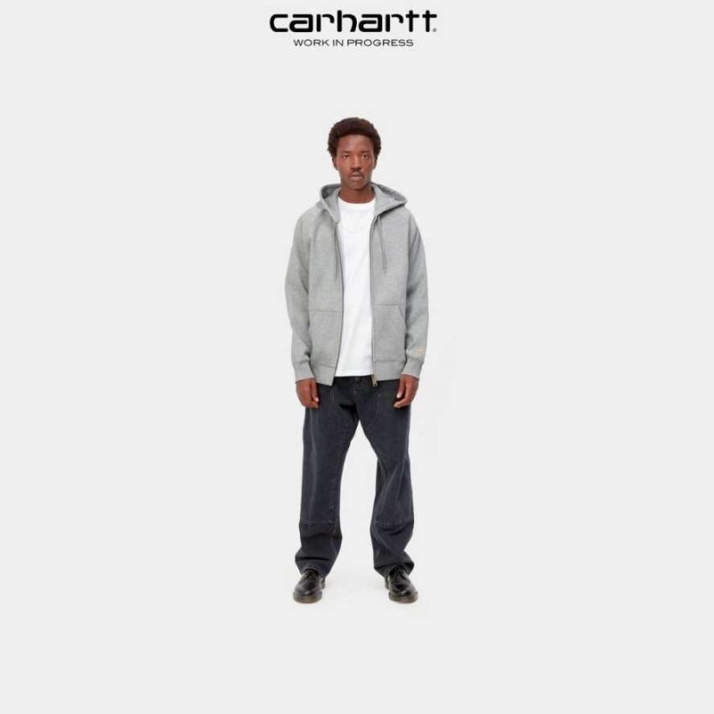 Carhartt Wip Hooded Chase Jacket Grå | SE0000040