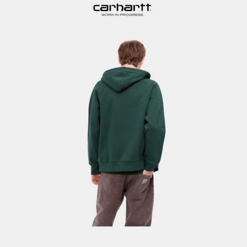 Carhartt Wip Hooded Chase Jacket Juniper | SE0000038