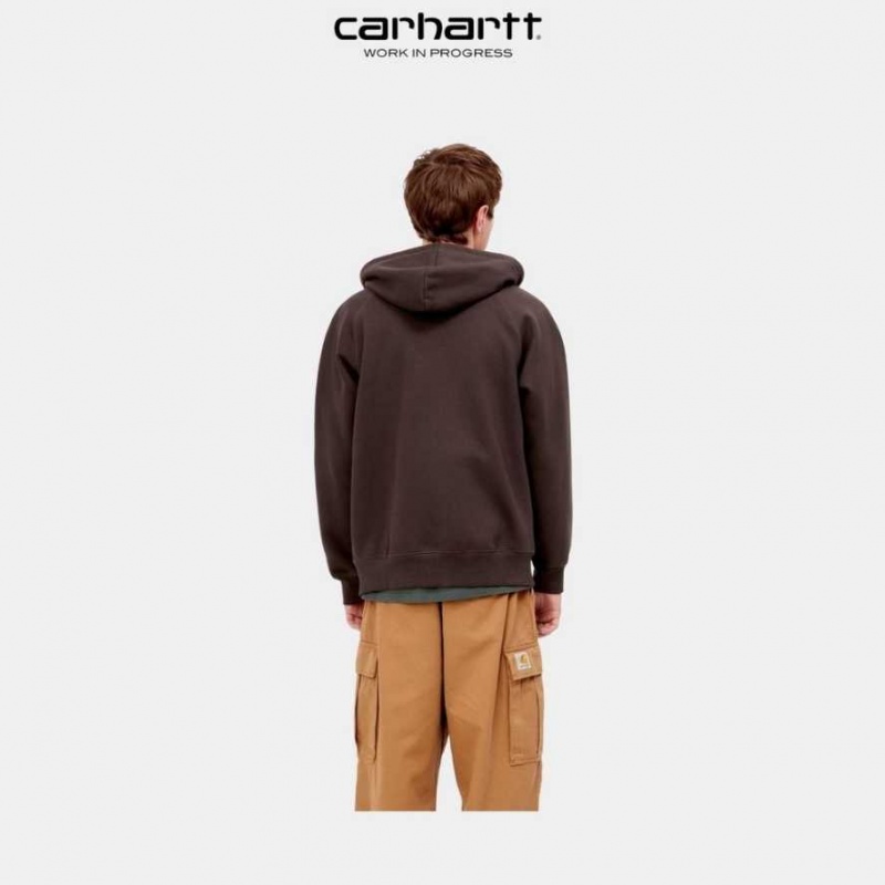 Carhartt Wip Hooded Chase Jacket Mörk | SE0000037