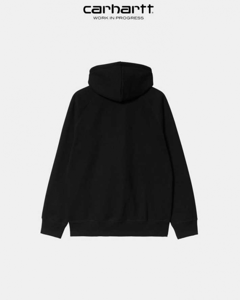 Carhartt Wip Hooded Chase Jacket Svarta | SE0000042