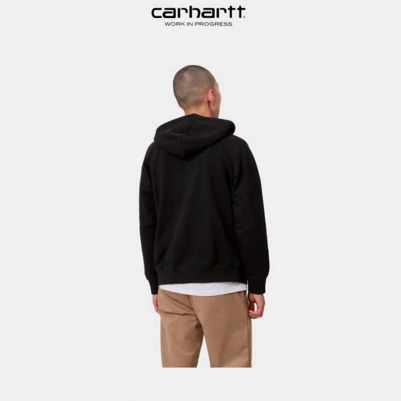 Carhartt Wip Hooded Chase Jacket Svarta | SE0000042