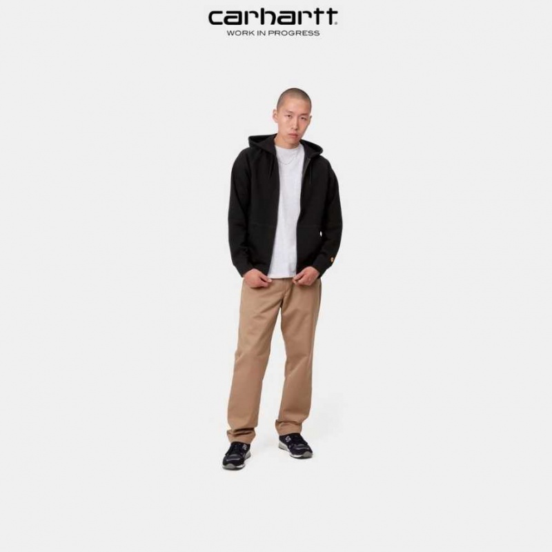 Carhartt Wip Hooded Chase Jacket Svarta | SE0000042