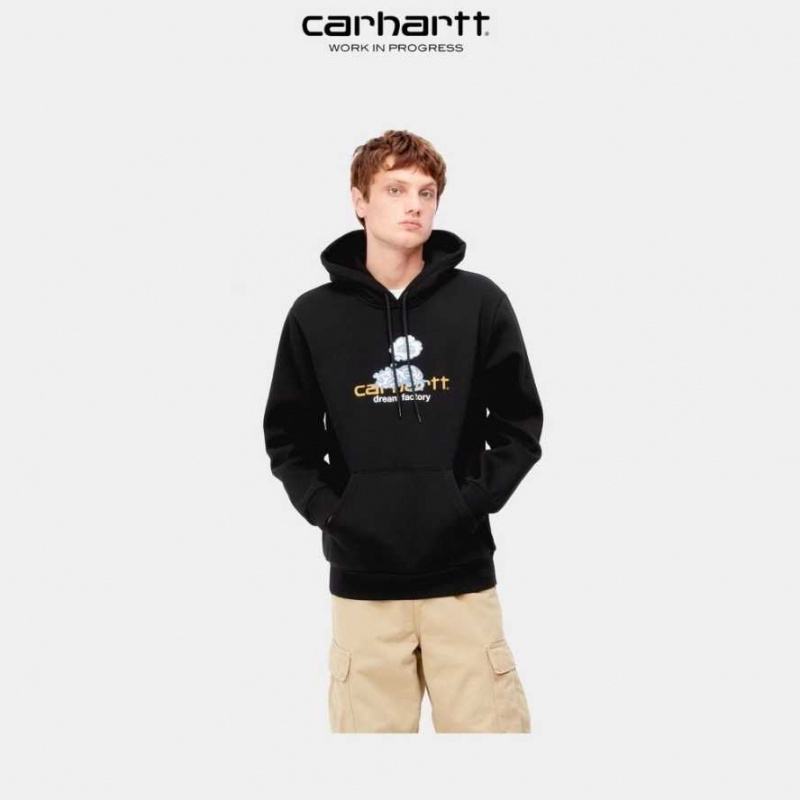 Carhartt Wip Hooded Dream Factory Sweatshirt Svarta | SE0000312