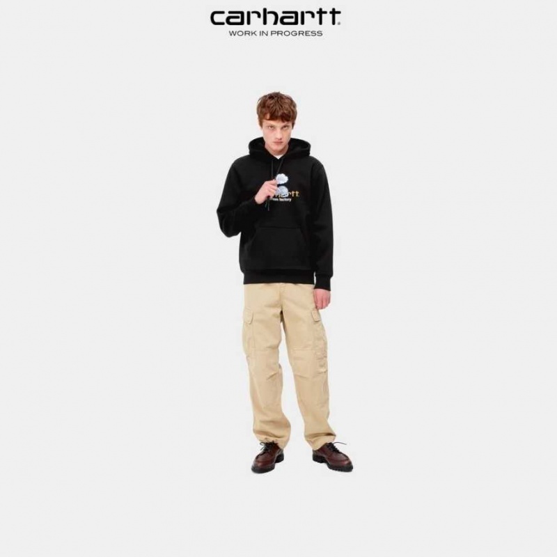 Carhartt Wip Hooded Dream Factory Sweatshirt Svarta | SE0000312