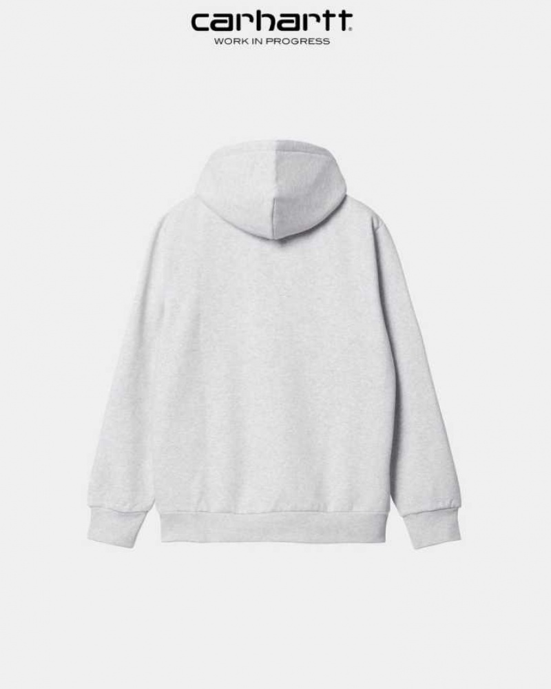 Carhartt Wip Hooded Dream Factory Sweatshirt Ash Heather | SE0000313