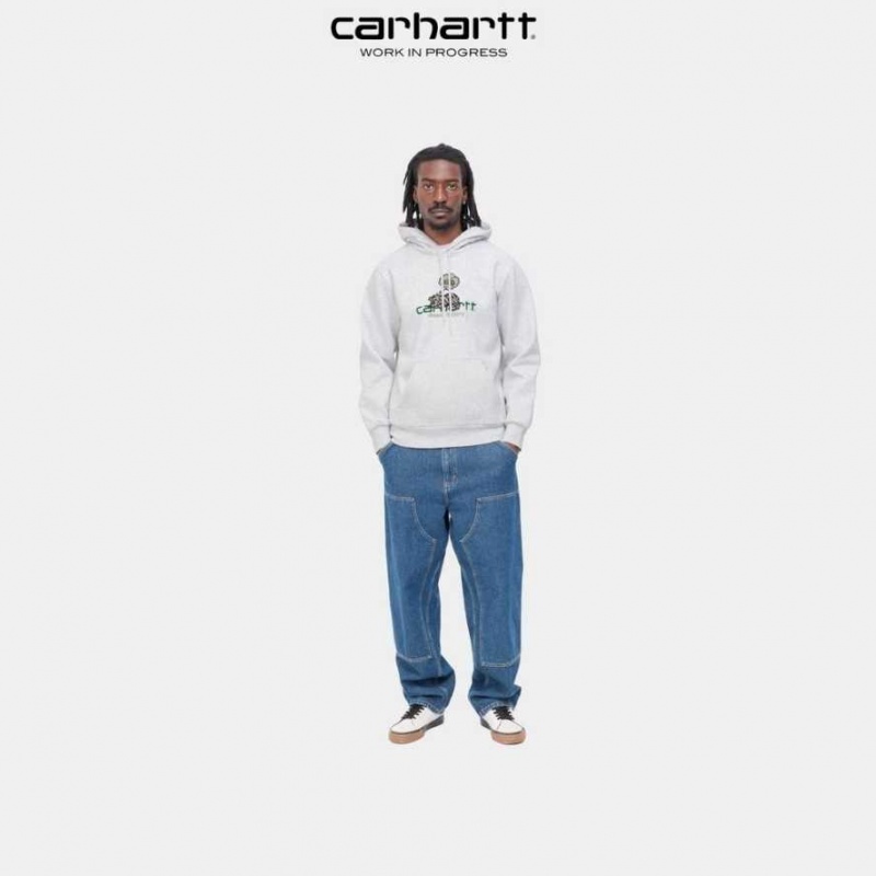 Carhartt Wip Hooded Dream Factory Sweatshirt Ash Heather | SE0000313