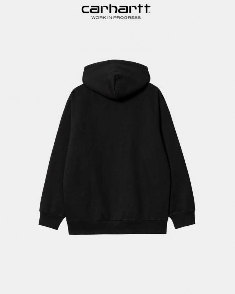 Carhartt Wip Hooded Duck Pond Sweatshirt Svarta | SE0000314