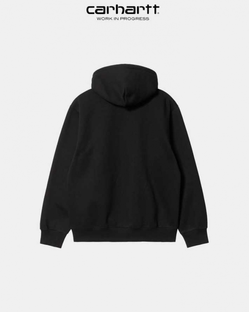 Carhartt Wip Hooded Sweatshirt Svarta Svarta | SE0000291