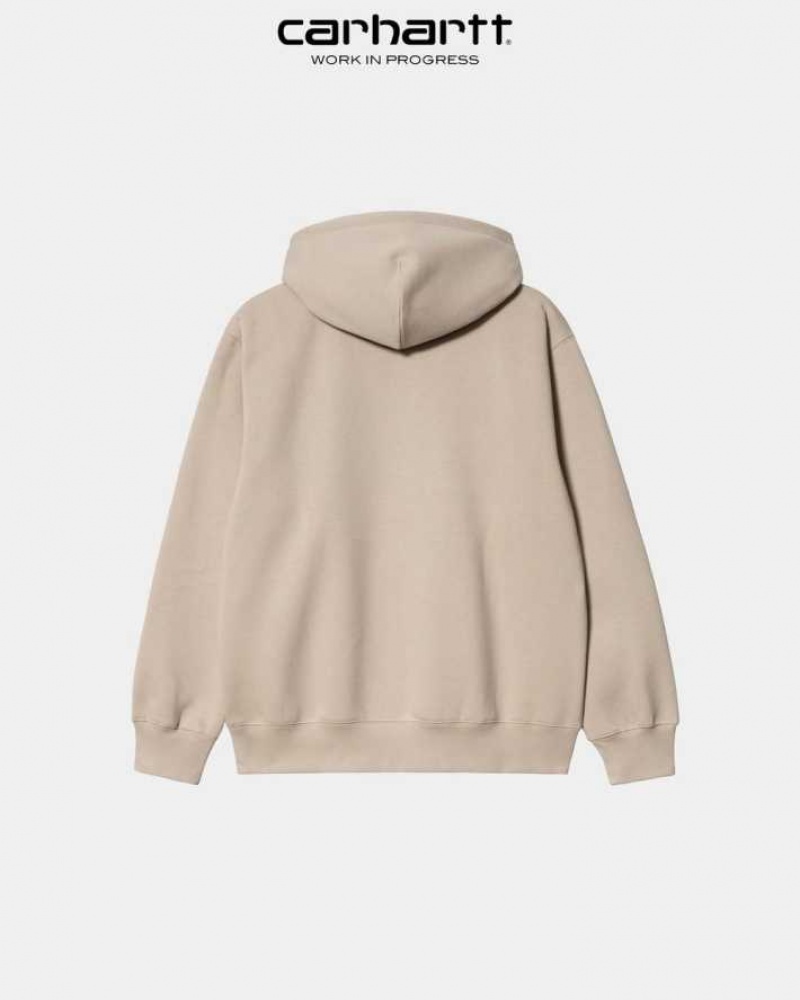 Carhartt Wip Hooded Sweatshirt Wall / Cypress | SE0000289