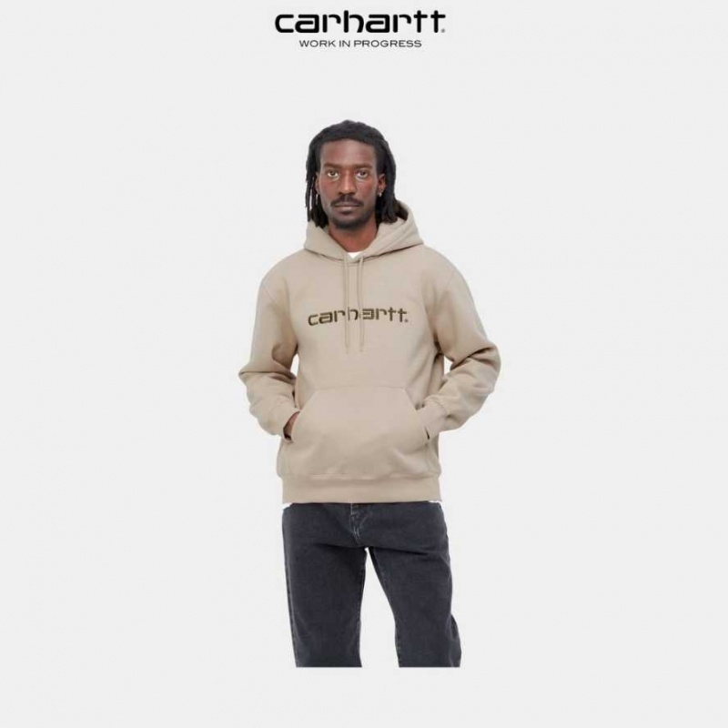 Carhartt Wip Hooded Sweatshirt Wall / Cypress | SE0000289