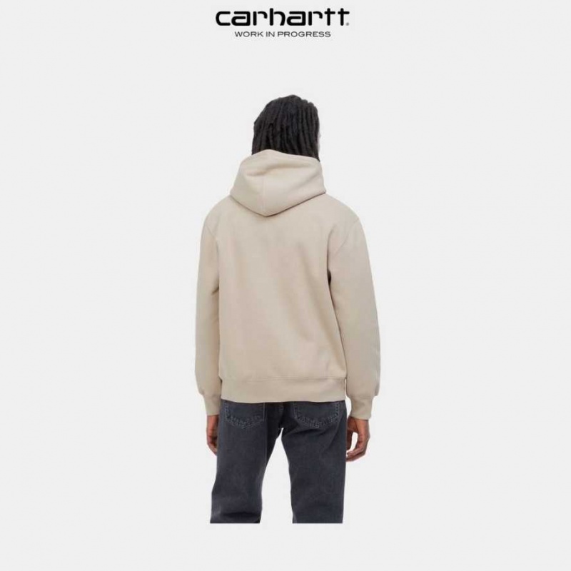 Carhartt Wip Hooded Sweatshirt Wall / Cypress | SE0000289