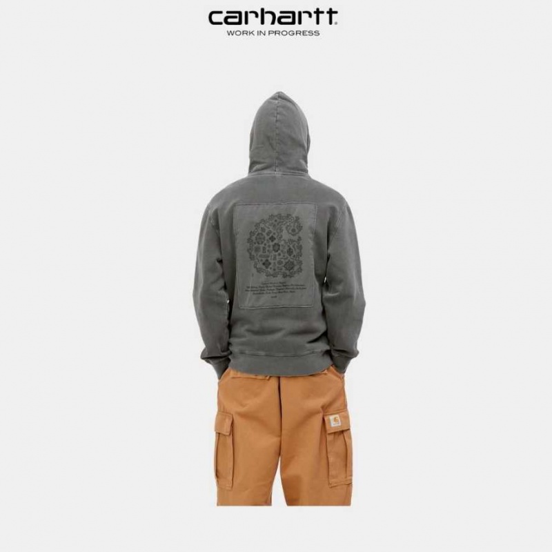 Carhartt Wip Hooded Verse Patch Sweatshirt Vulcan | SE0000335