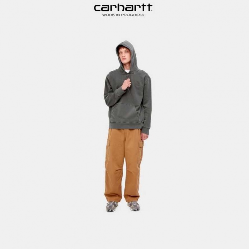 Carhartt Wip Hooded Verse Patch Sweatshirt Vulcan | SE0000335