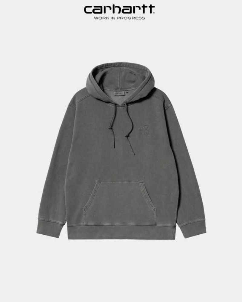 Carhartt Wip Hooded Verse Patch Sweatshirt Vulcan | SE0000335