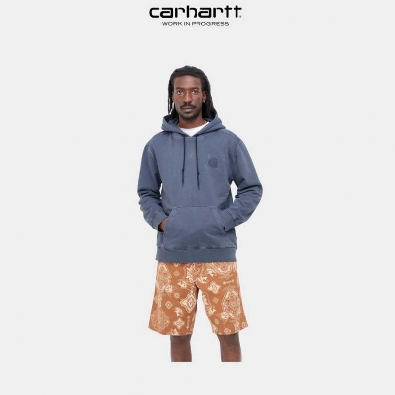 Carhartt Wip Hooded Verse Patch Sweatshirt Enzian | SE0000337