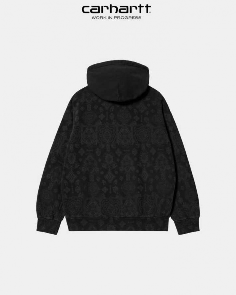 Carhartt Wip Hooded Verse Sweatshirt Svarta | SE0000338