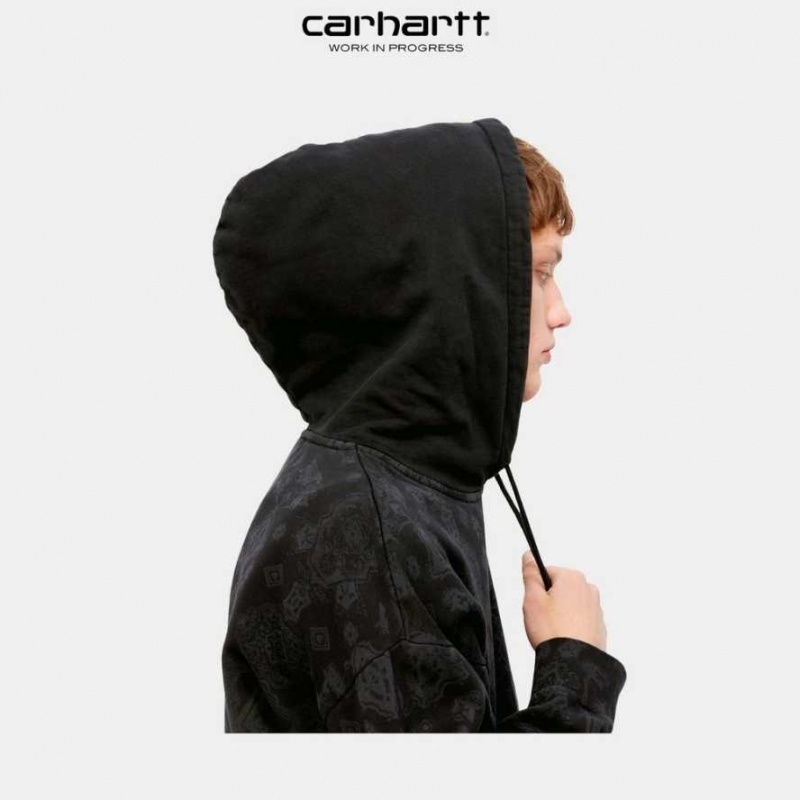 Carhartt Wip Hooded Verse Sweatshirt Svarta | SE0000338