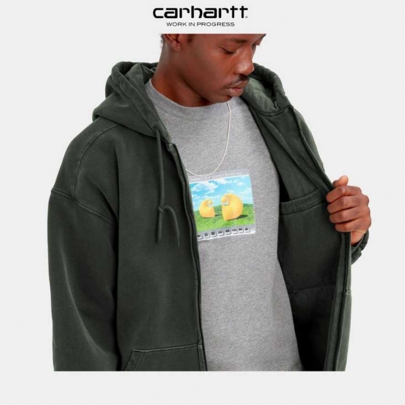 Carhartt Wip Hooded Vista Jacket Boxwood | SE0000341