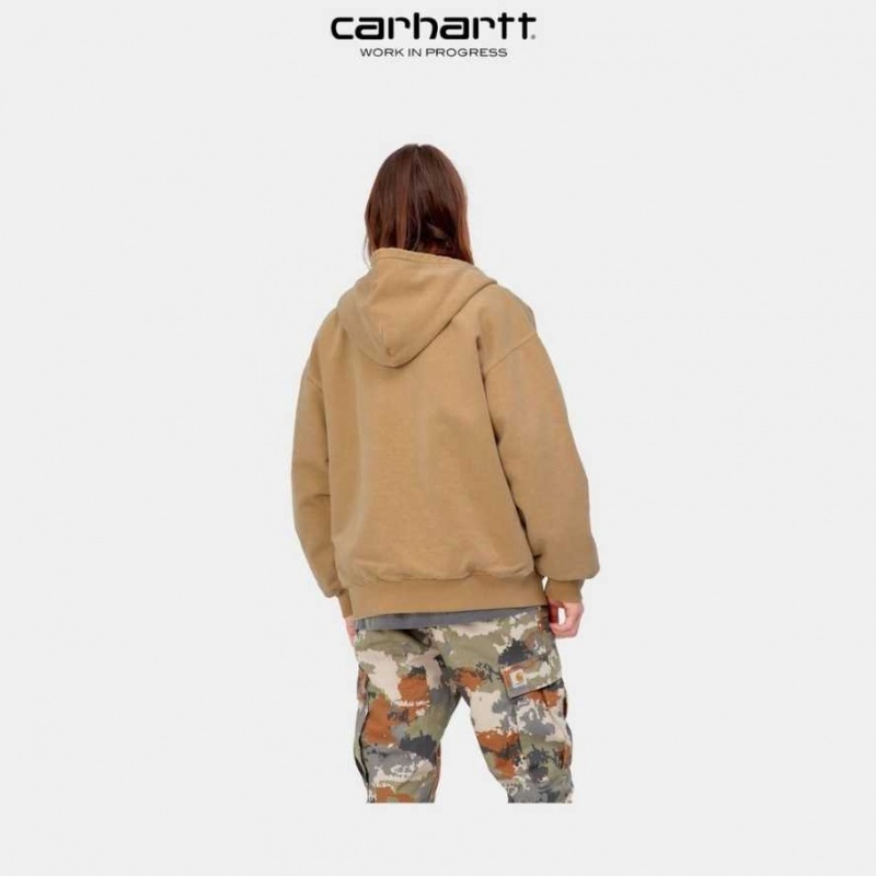 Carhartt Wip Hooded Vista Jacket Bruna | SE0000340