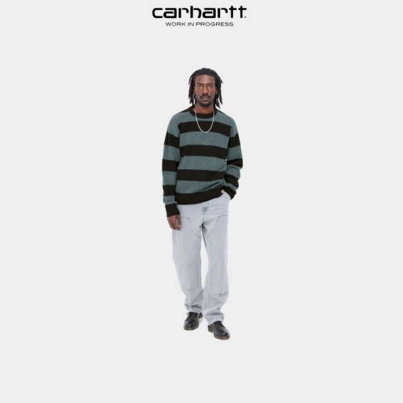 Carhartt Wip Jagger Stripe Tröja Blå | SE0000353