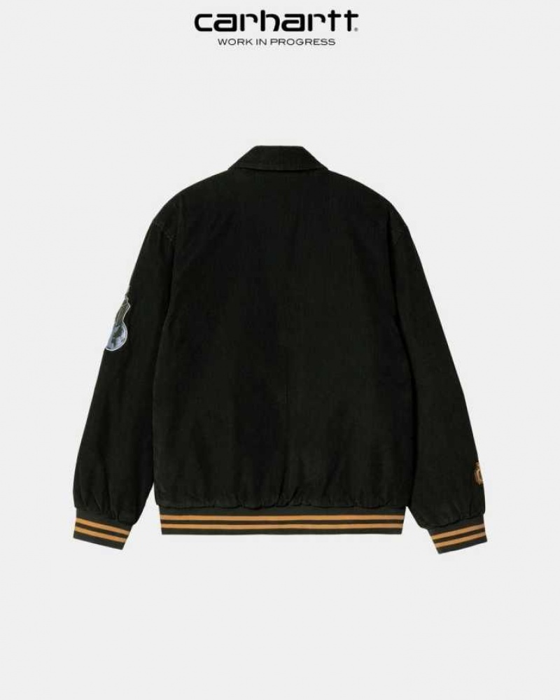 Carhartt Wip Letterman Jacket Mörk | SE0000048