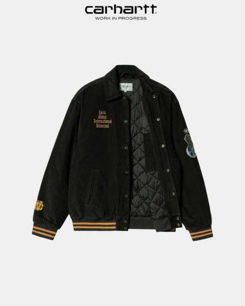 Carhartt Wip Letterman Jacket Mörk | SE0000048