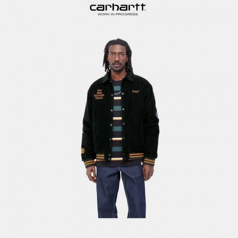 Carhartt Wip Letterman Jacket Mörk | SE0000048