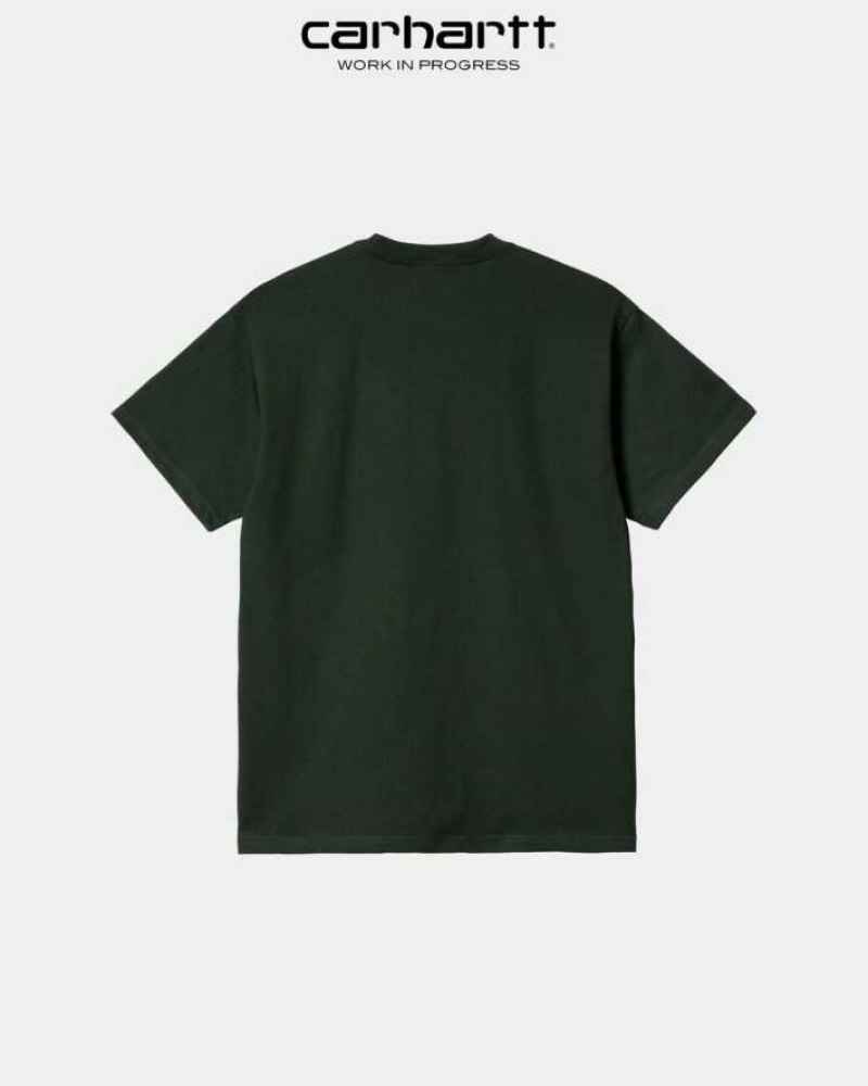 Carhartt Wip Letterman T-Shirt Mörk | SE0000942