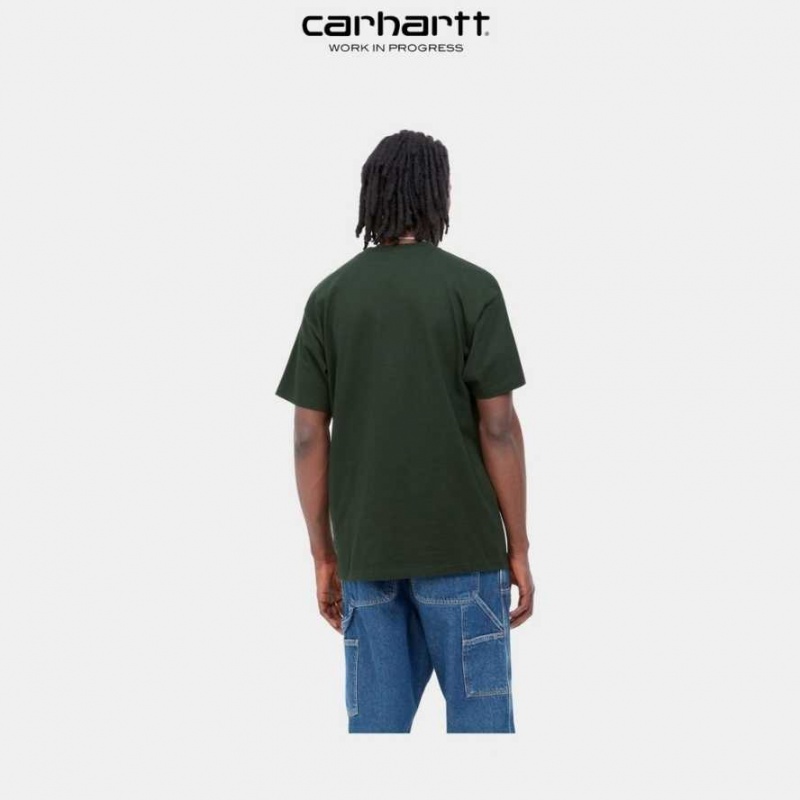 Carhartt Wip Letterman T-Shirt Mörk | SE0000942