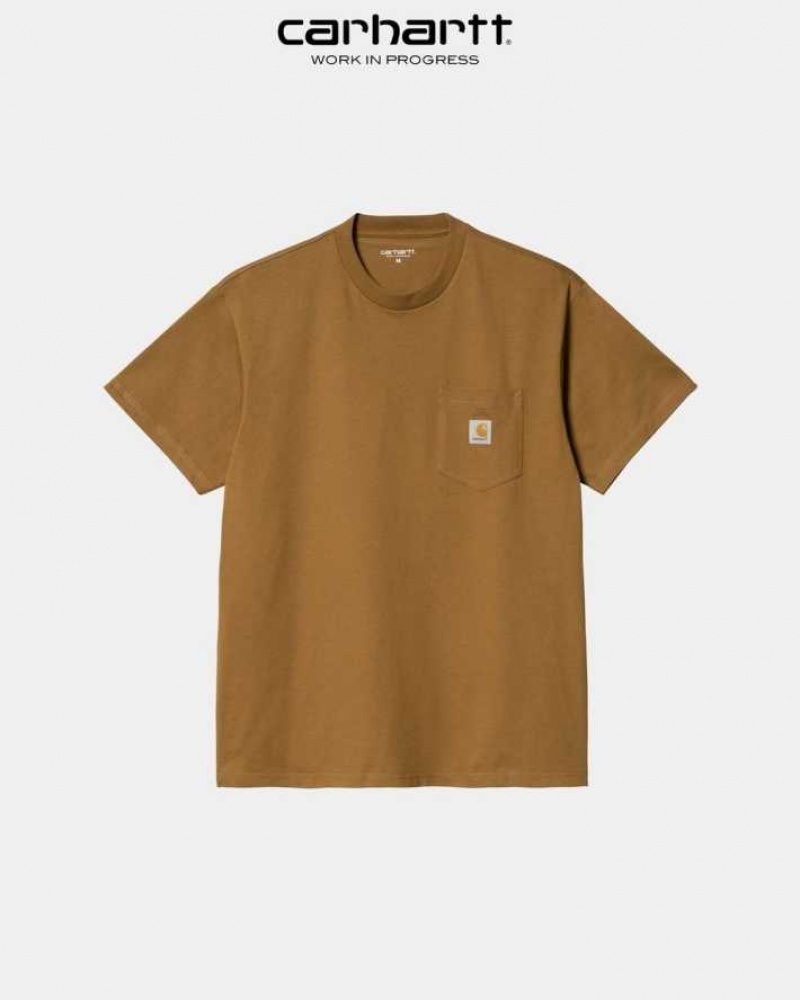 Carhartt Wip Local Pocket T-Shirt Bruna | SE0000945