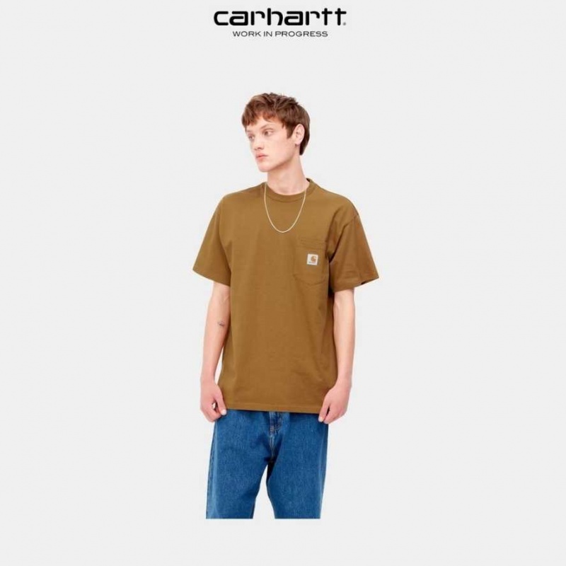 Carhartt Wip Local Pocket T-Shirt Bruna | SE0000945