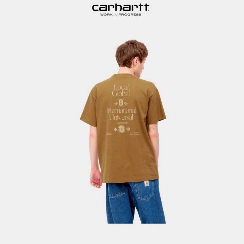 Carhartt Wip Local Pocket T-Shirt Bruna | SE0000945