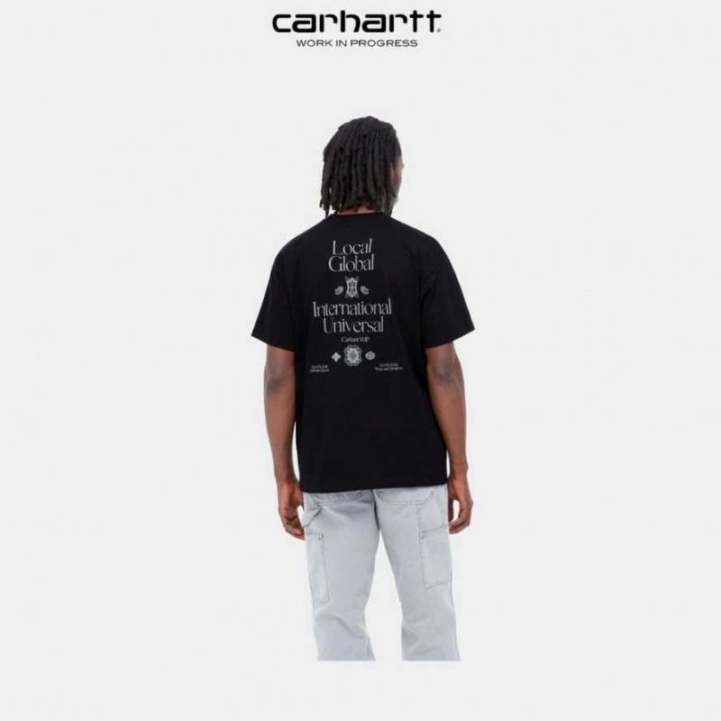 Carhartt Wip Local Pocket T-Shirt Svarta | SE0000947