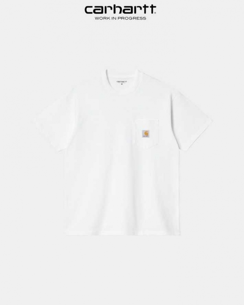 Carhartt Wip Local Pocket T-Shirt Vita | SE0000948