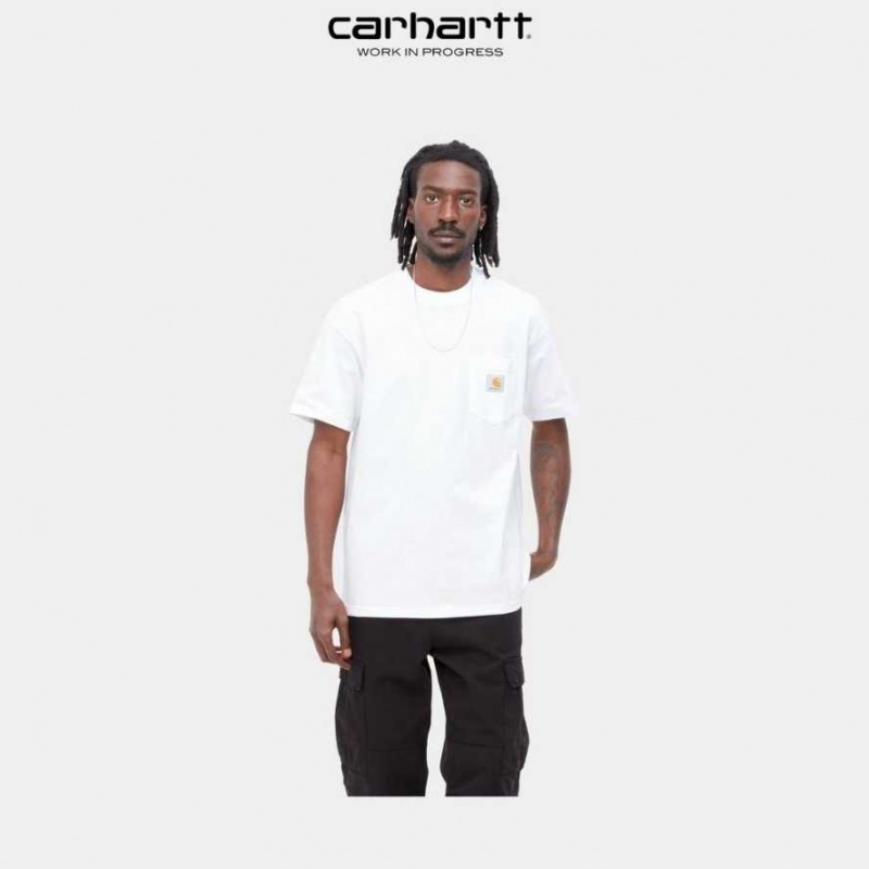 Carhartt Wip Local Pocket T-Shirt Vita | SE0000948