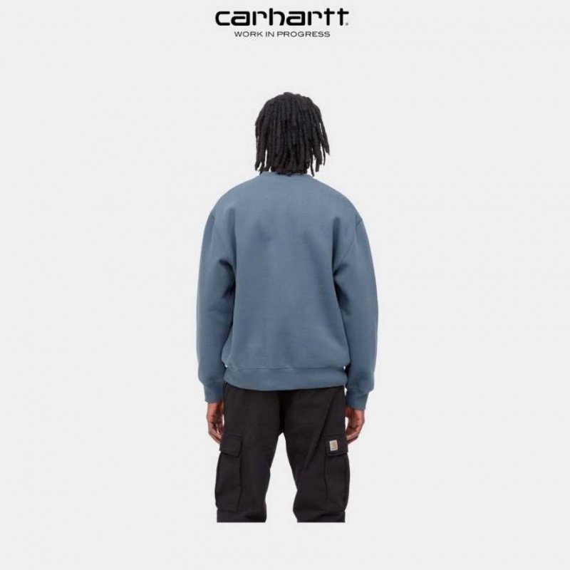 Carhartt Wip Lucky Painter Sweatshirt Blå | SE0000354