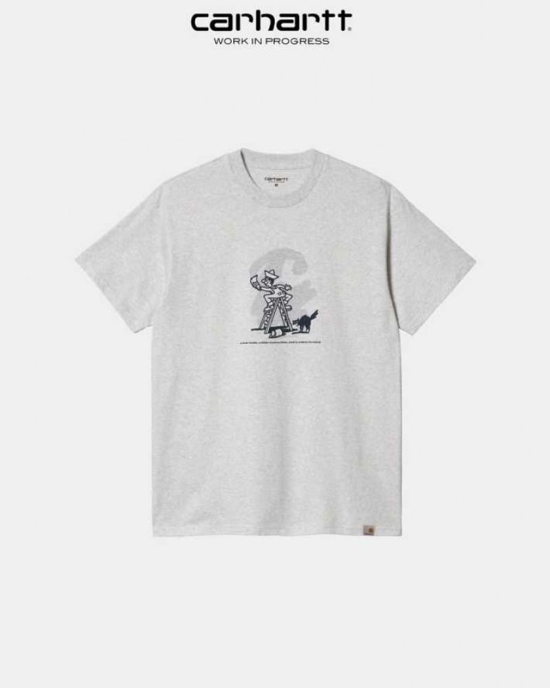 Carhartt Wip Lucky Painter T-Shirt Ash Heather | SE0000970