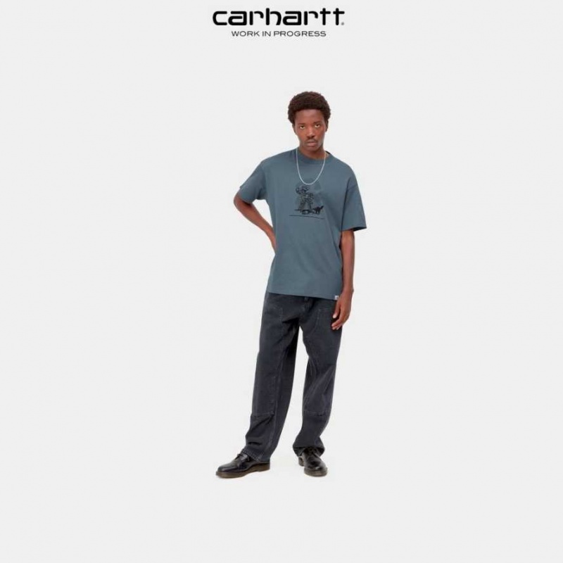 Carhartt Wip Lucky Painter T-Shirt Blå | SE0000968