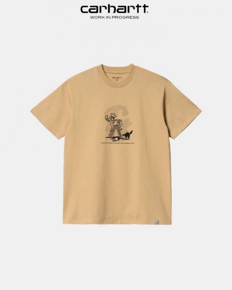 Carhartt Wip Lucky Painter T-Shirt Bruna | SE0000971