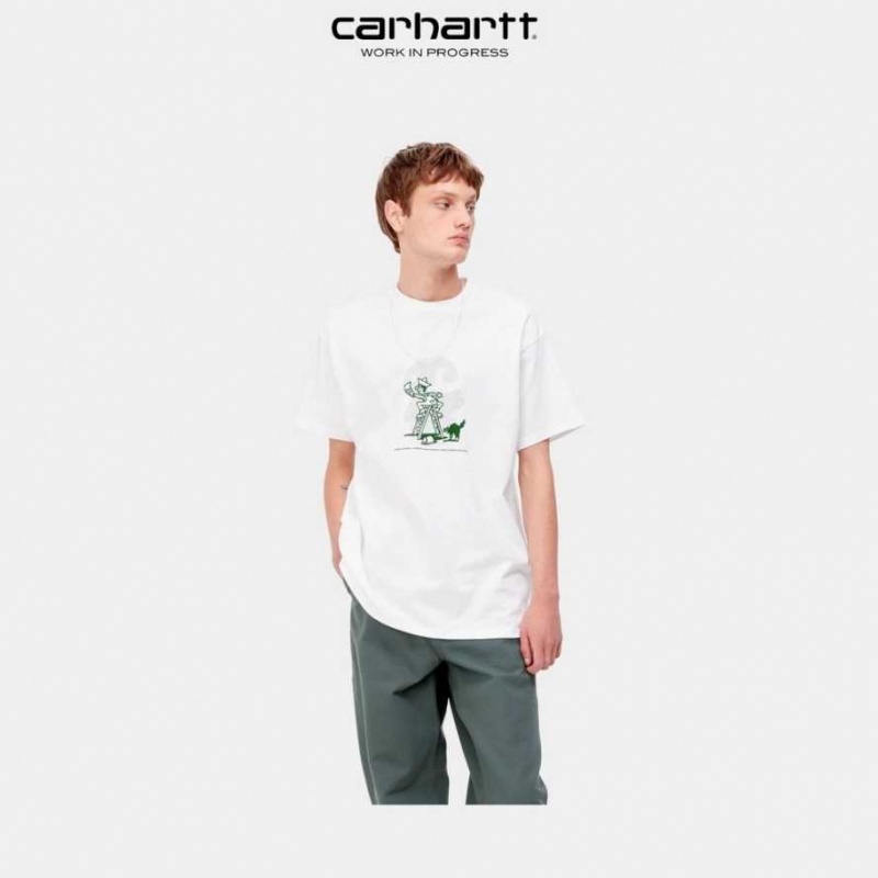 Carhartt Wip Lucky Painter T-Shirt Vita | SE0000969