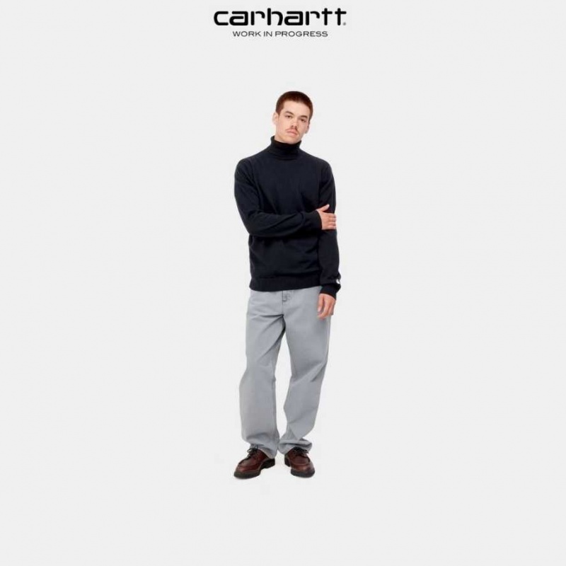 Carhartt Wip Madison Turtleneck Tröja Mörkmarinblå | SE0000358