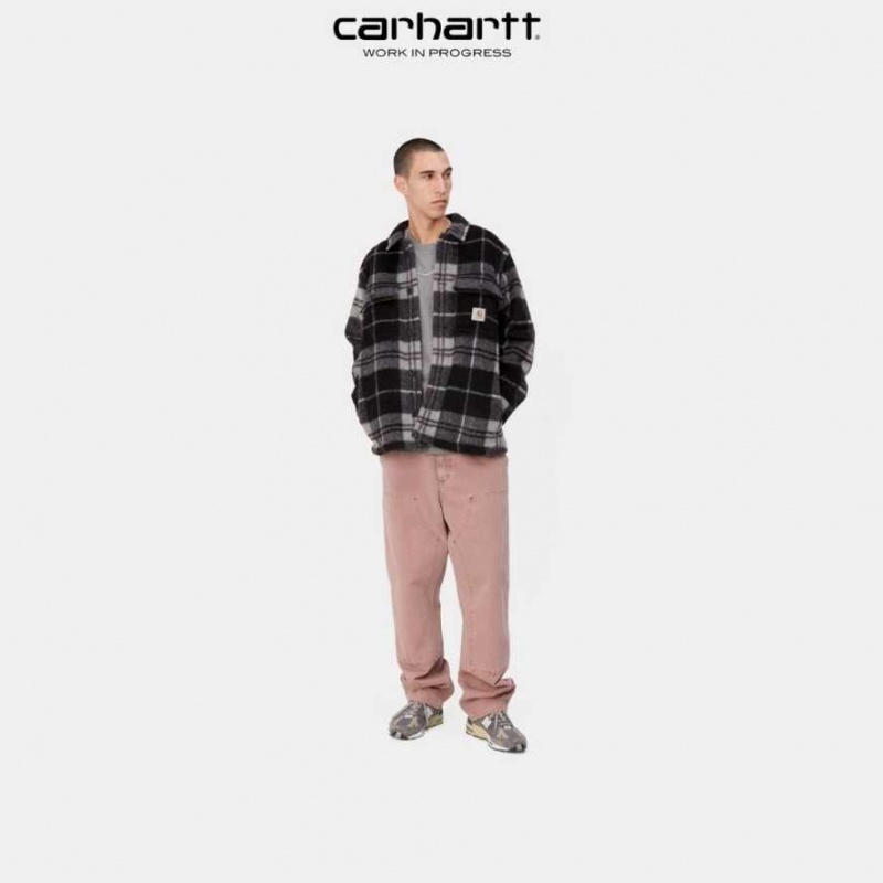 Carhartt Wip Manning Check Shirt Jacket Svarta | SE0000053