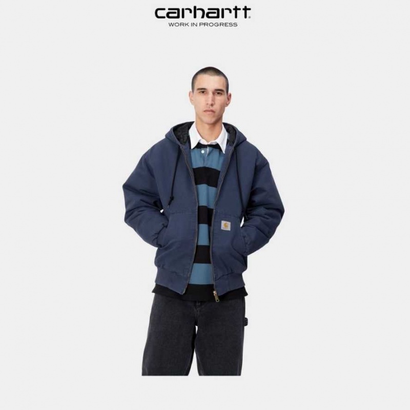 Carhartt Wip OG Active Jacket (Vinter) Enzian (aged canvas) | SE0000084