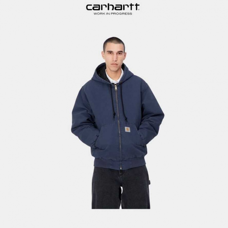 Carhartt Wip OG Active Jacket (Vinter) Enzian (aged canvas) | SE0000084