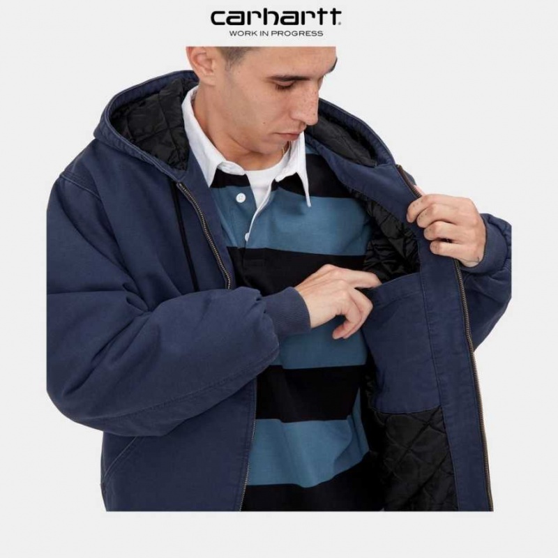 Carhartt Wip OG Active Jacket (Vinter) Enzian (aged canvas) | SE0000084