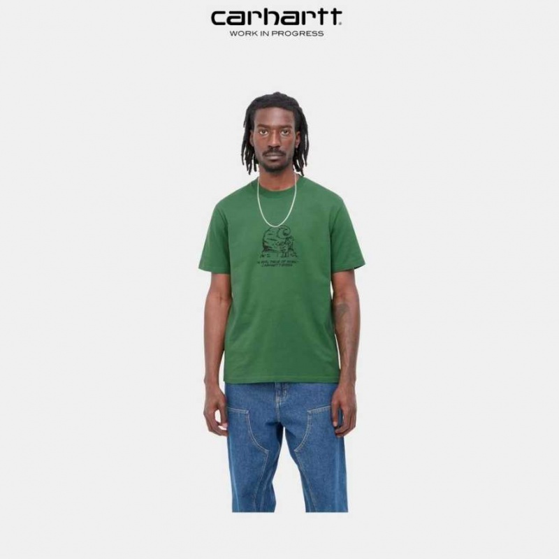 Carhartt Wip Piece Of Arbets T-Shirt Bonsai | SE0001000