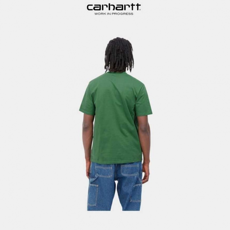 Carhartt Wip Piece Of Arbets T-Shirt Bonsai | SE0001000