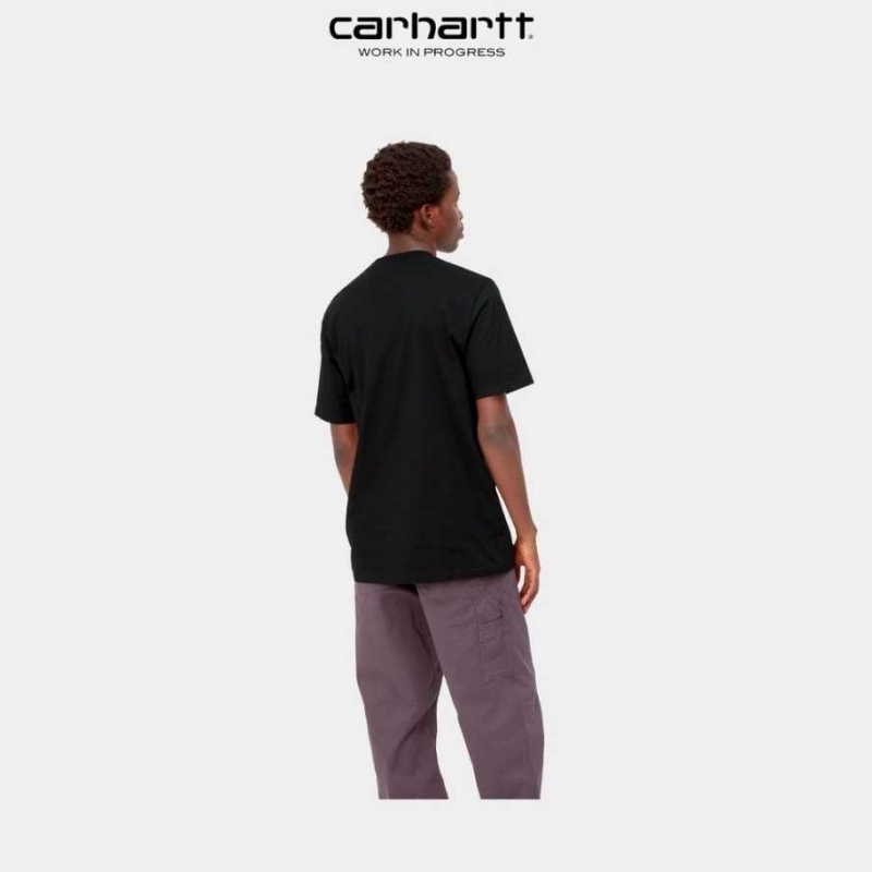 Carhartt Wip Piece Of Arbets T-Shirt Svarta | SE0001002