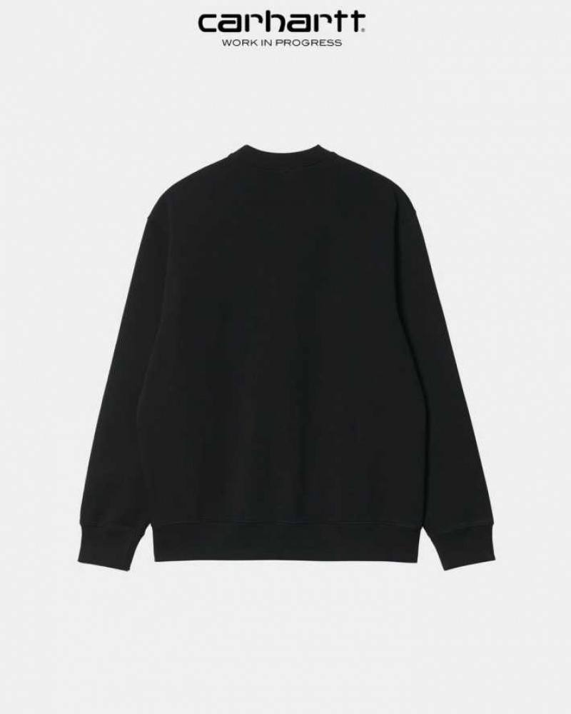 Carhartt Wip Pocket Sweatshirt Svarta | SE0000364